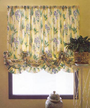 floral Austrian Blind