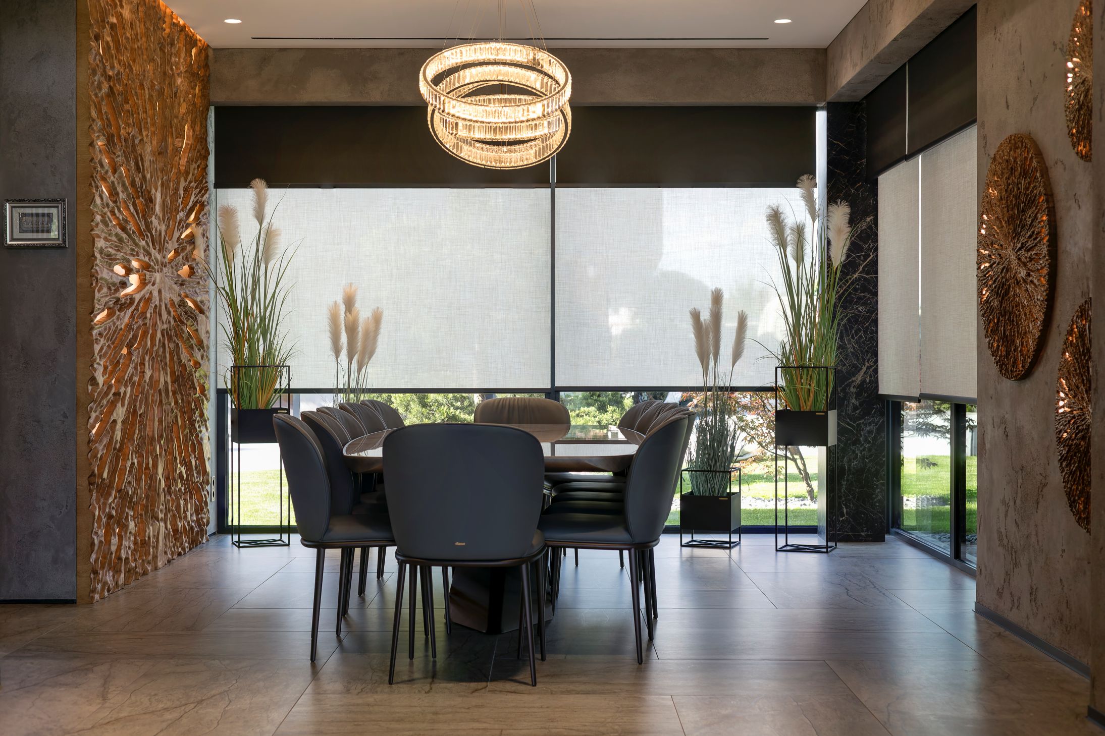 Double roller blinds
