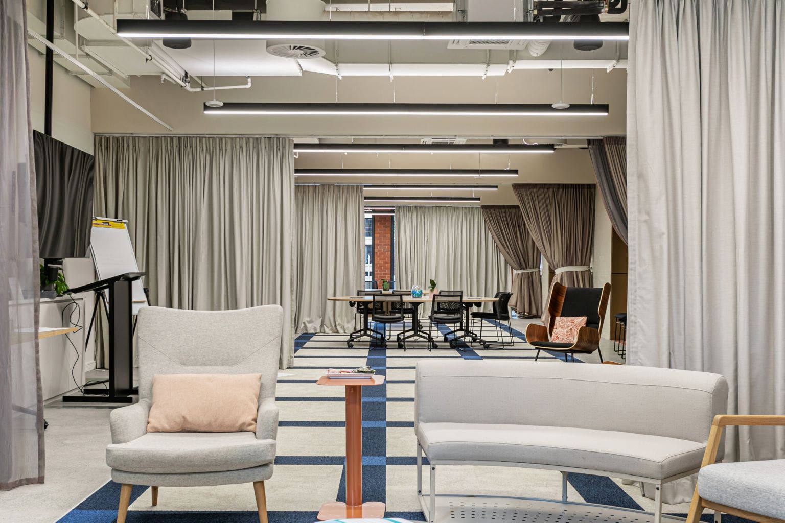 curtains as a room divider
