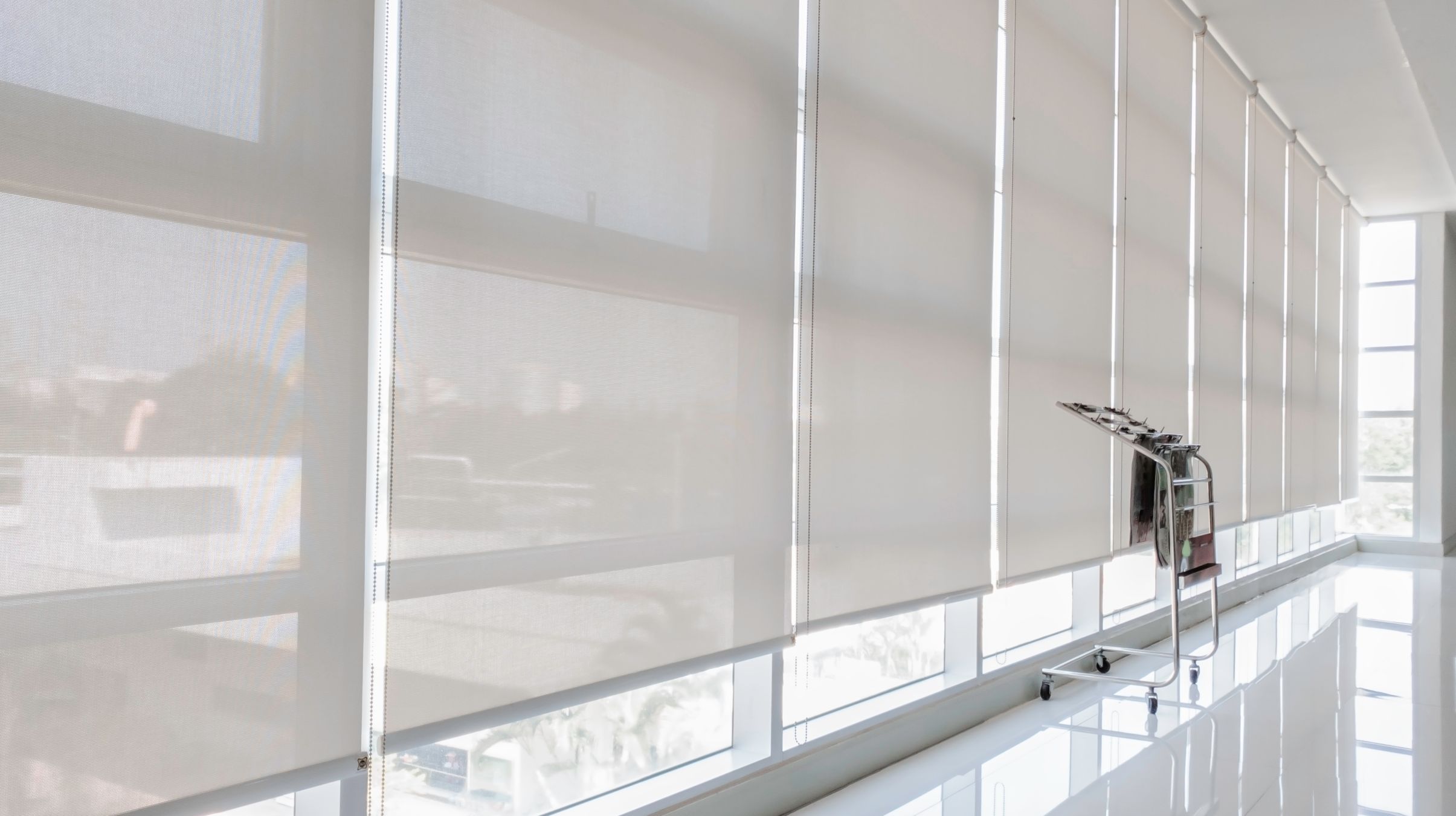 commercial sheer roller blinds